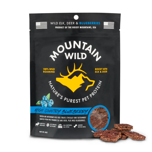 Mountain Wild | Wild Deer, Elk and Blueberry Jerky 8 oz
