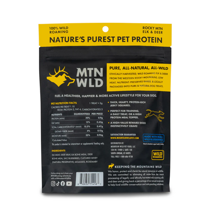 Mountain Wild | Wild Deer, Elk and Blueberry Jerky 8 oz