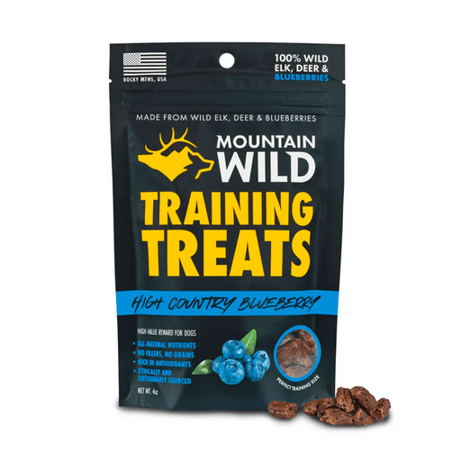 Mountain Wild | Wild Deer, Elk & Blueberry Jerky Training Treats 4oz