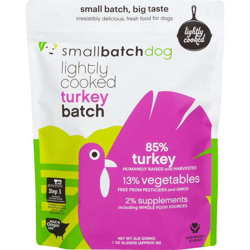 Small Batch | Lightly Cooked Turkey Batch (frozen)