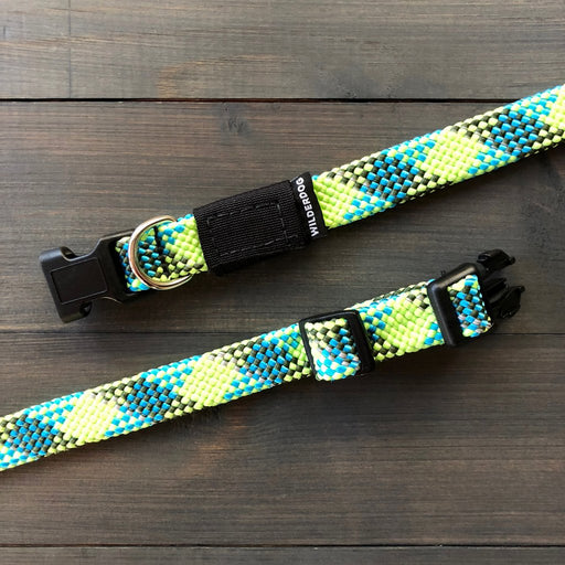 Wilderdog | Lime Reflective Rope Collar