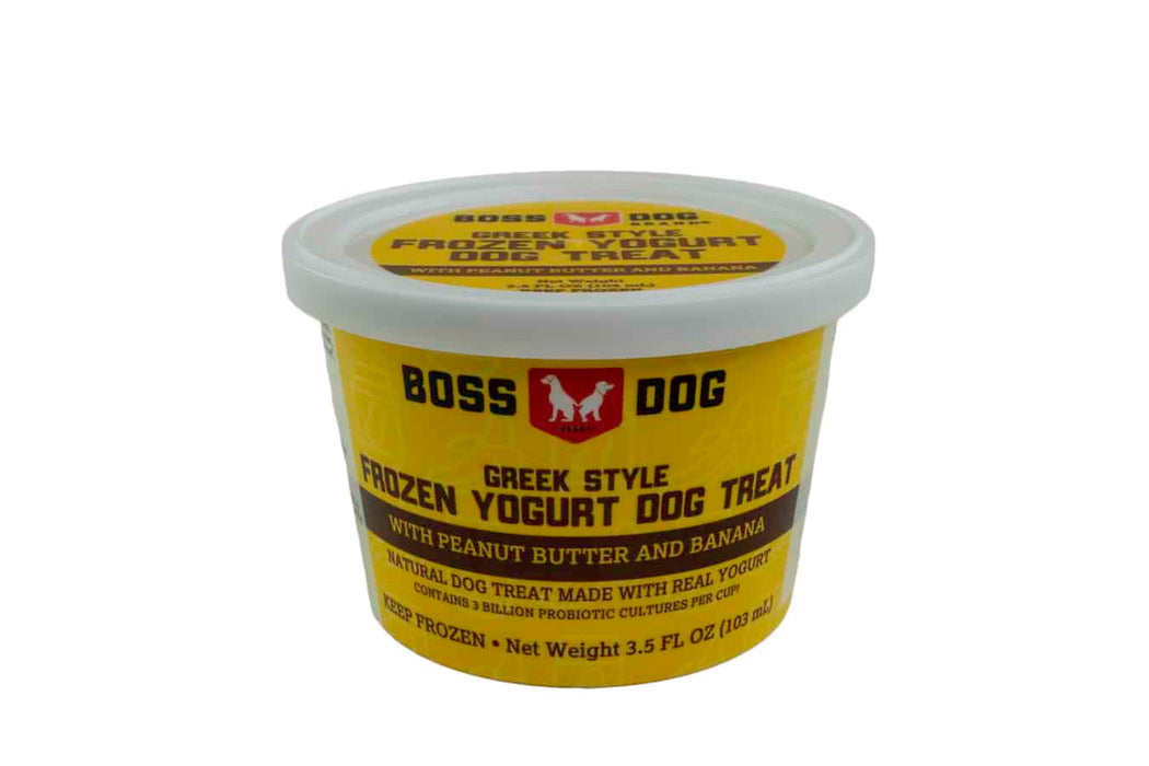 Boss Dog | Frozen Yogurt Cup - 4 Pack Peanut Butter & Banana