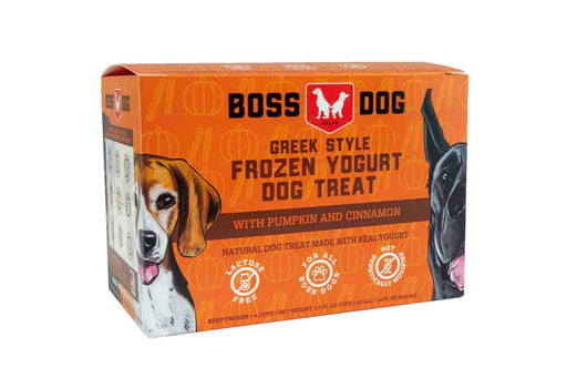 Boss Dog | Frozen Yogurt Cup - 4 Pack Pumpkin Cinnamon