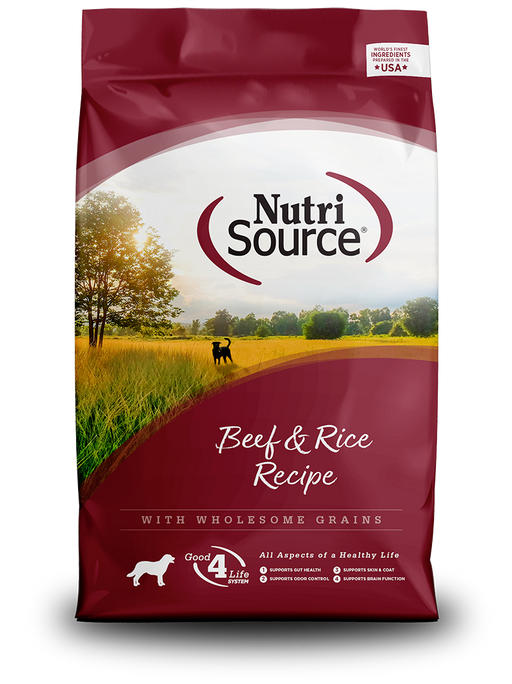 NutriSource | Beef & Rice Formula Dry Dog Food