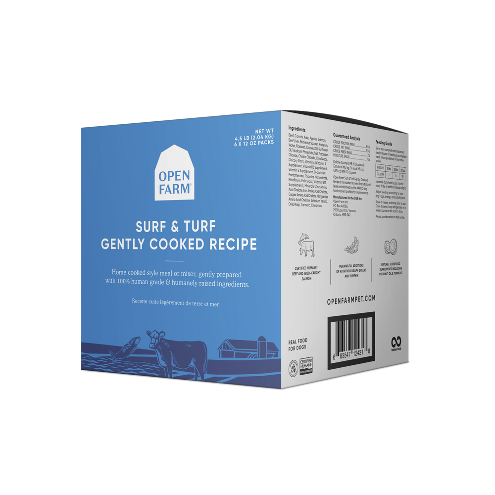 Open Farm | Gently Cooked Surf & turf (frozen)