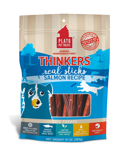 Plato Pet Treats | Thinkers Salmon Recipe 10 oz