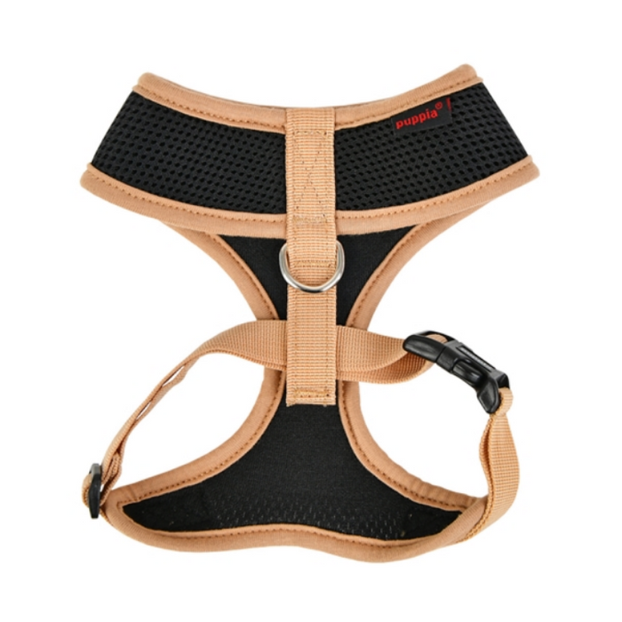 Puppia | Soft Harness, Black/Tan