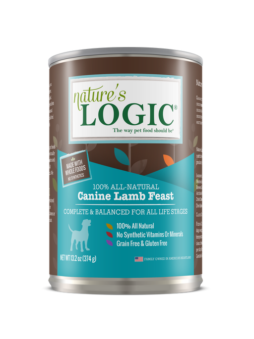 Nature's Logic | Lamb Feast Canned Dog Food 13.2 oz