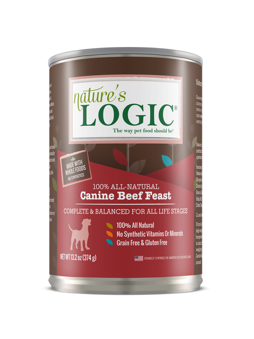 Nature's Logic | Beef Feast Canned Dog Food 13.2 oz