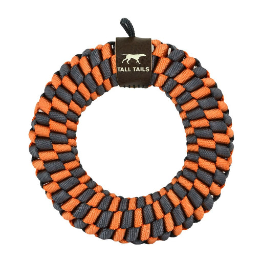 Tall Tails | Orange Braided Ring Toy
