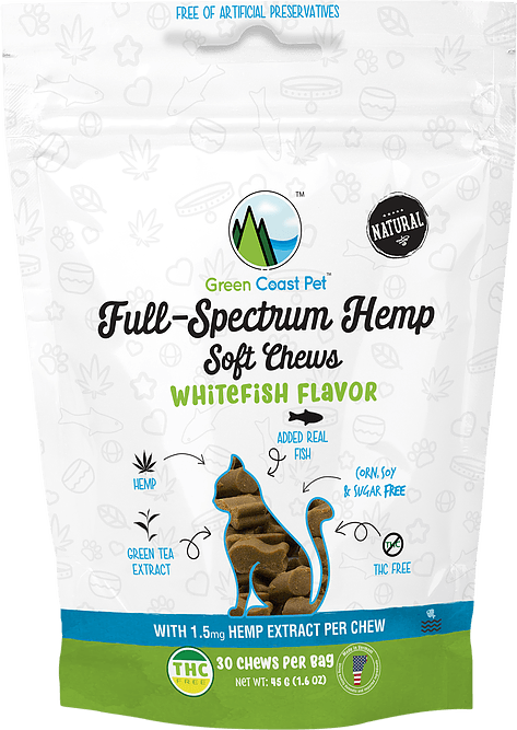 Green Coast Pet | Hemp Soft Chews for Cats