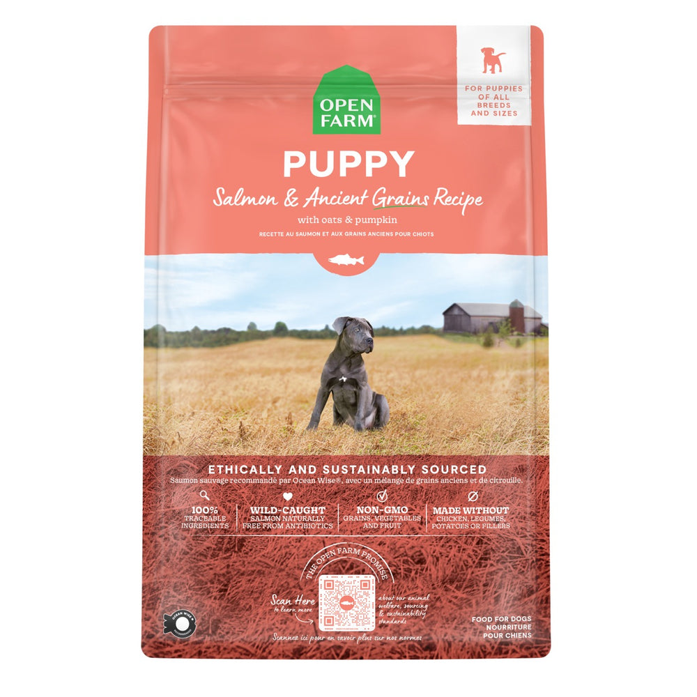 Open Farm | Salmon Puppy Ancient Grain Dry Dog Food