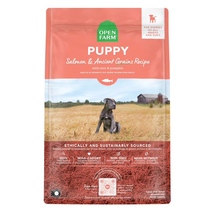 Open Farm | Salmon Puppy Ancient Grain Dry Dog Food