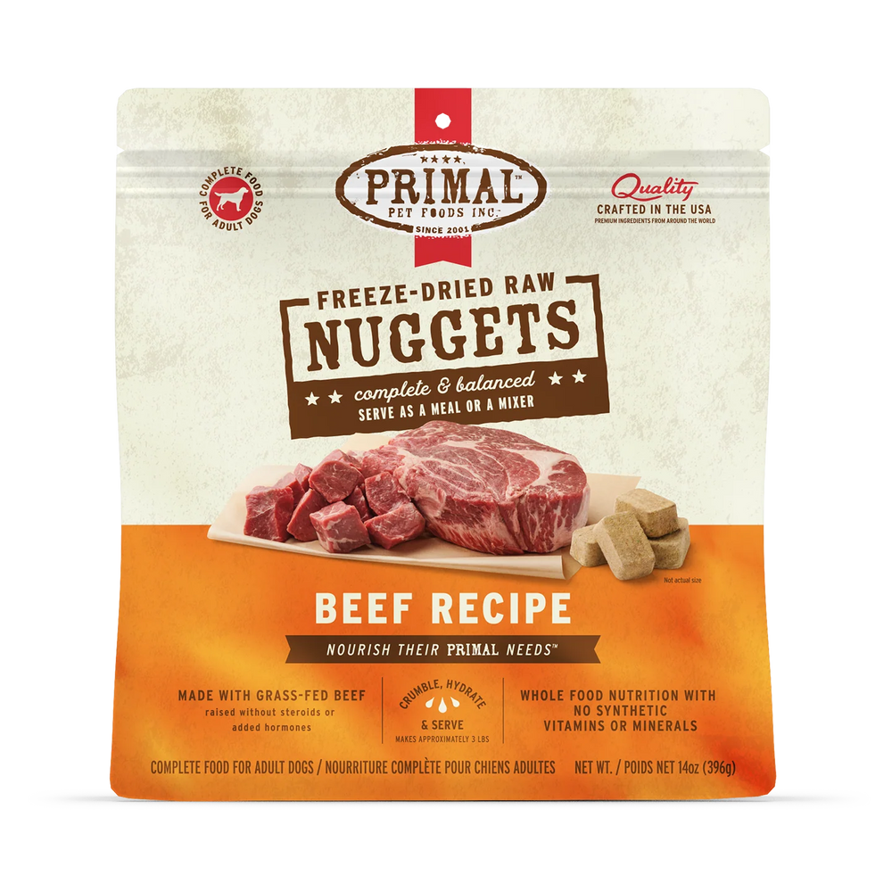 Primal | Beef Freeze-Dried Dog Food 14 oz
