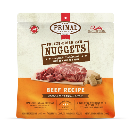 Primal | Beef Freeze-Dried Dog Food 14 oz