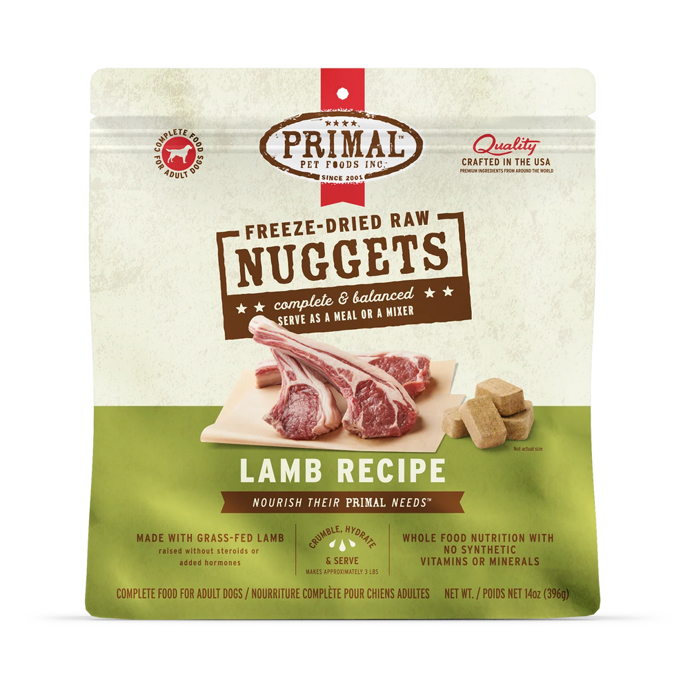Primal | Lamb Freeze-Dried Dog Food 14 oz