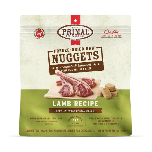 Primal | Lamb Freeze-Dried Dog Food 14 oz