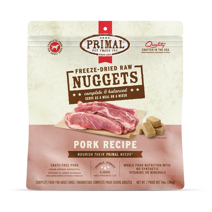 Primal | Pork Freeze-Dried Dog Food 14 oz