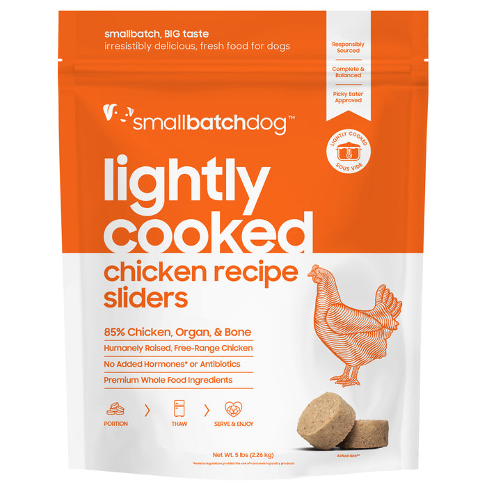 Small Batch | Lightly Cooked Chicken Batch (frozen)