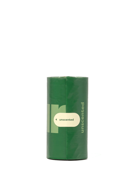 Earth Rated | Unscented Poop Bags - 8 Roll Pack (120 bags)