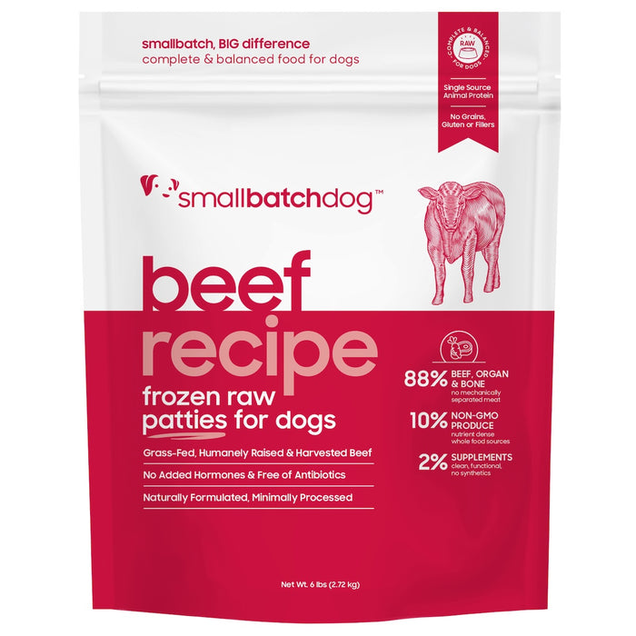 Small Batch | Frozen Beef Batch Raw Dog Food