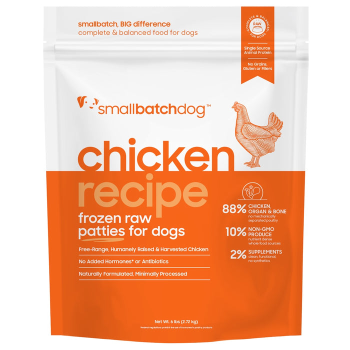Small Batch | Frozen Chicken Batch Raw Dog Food