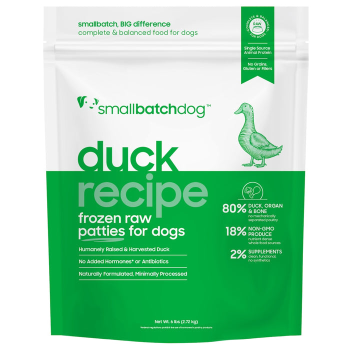 Small Batch | Frozen Duck Batch Raw Dog Food