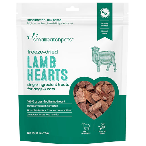 Small Batch | Freeze-Dried Lamb Heart Treats 3.5 oz