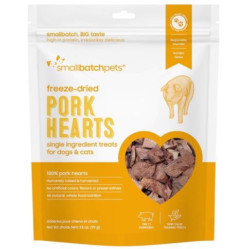 Small Batch | Freeze-Dried Pork Heart Treats 3.5 oz