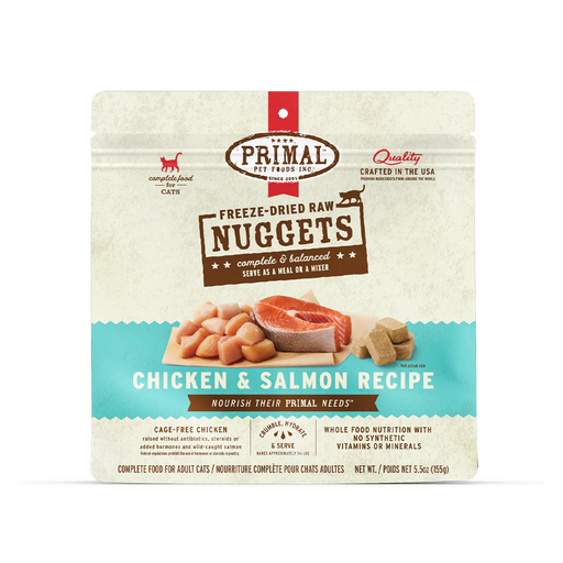 Primal | Chicken & Salmon Freeze-Dried Cat Food 14 oz