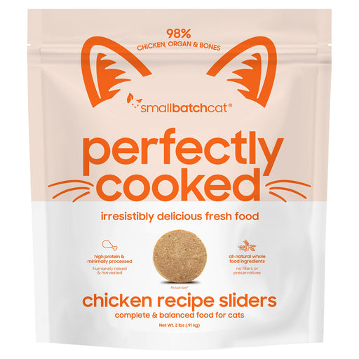 Small Batch | Perfectly Cooked Chicken Frozen Cat Food 2 lb