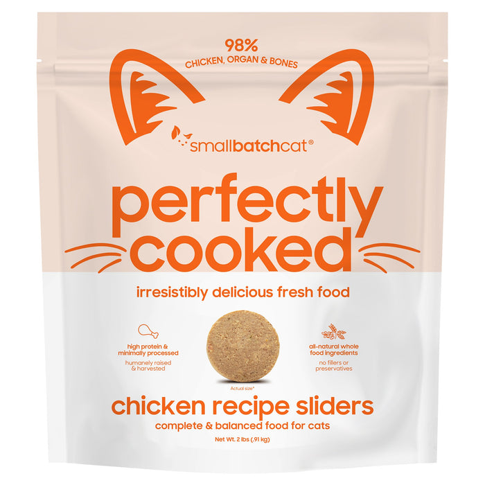 Small Batch | Perfectly Cooked Chicken Frozen Cat Food 2 lb
