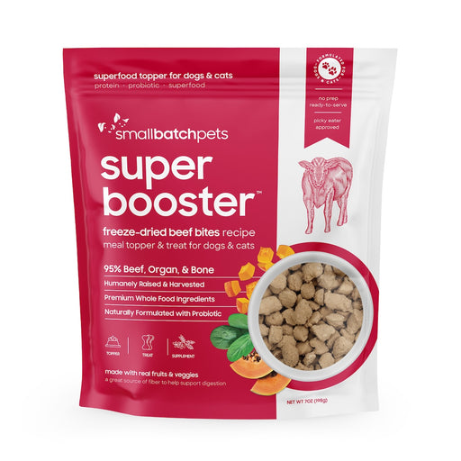 Small Batch | Beef Freeze-Dried Super Booster for Dogs & Cats - 7 oz