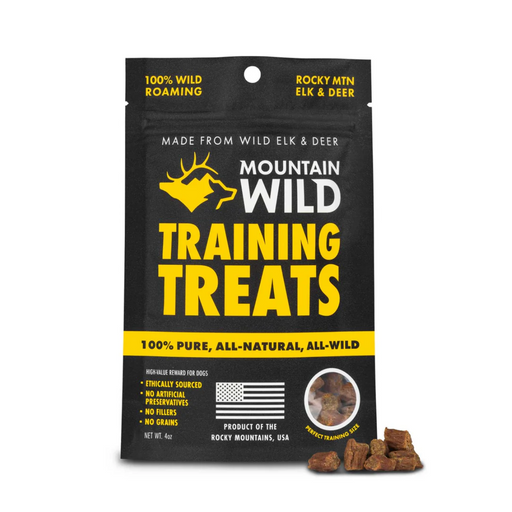 Mountain Wild | Wild Deer & Elk Jerky Training Treats 4oz