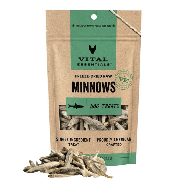 Vital Essentials | Freeze Dried Minnow Dog Treats 2.5 oz