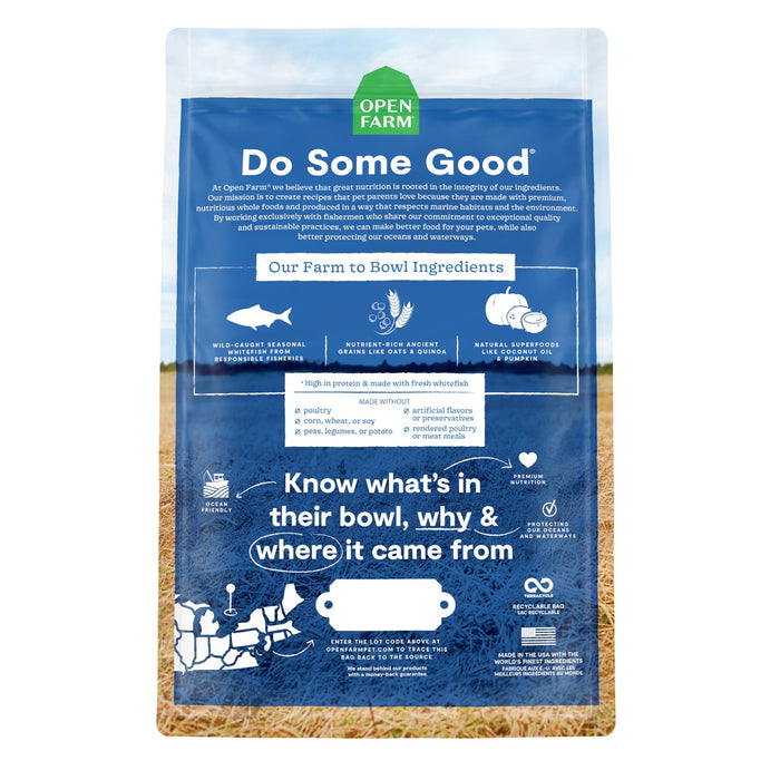 Open Farm | Whitefish & Ancient Grains Dry Dog Food