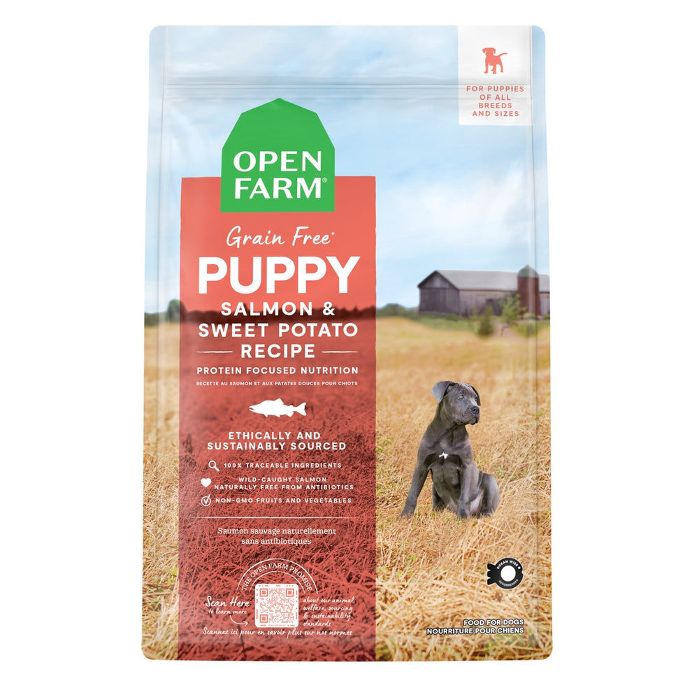Open Farm |  Salmon & Sweet Potato Grain-Free Puppy Dry Dog Food