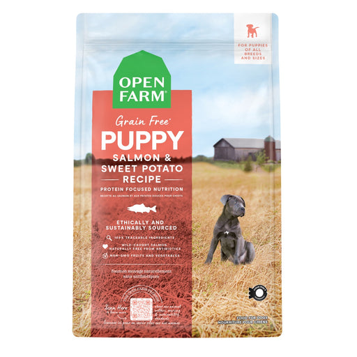 Open Farm |  Salmon & Sweet Potato Grain-Free Puppy Dry Dog Food