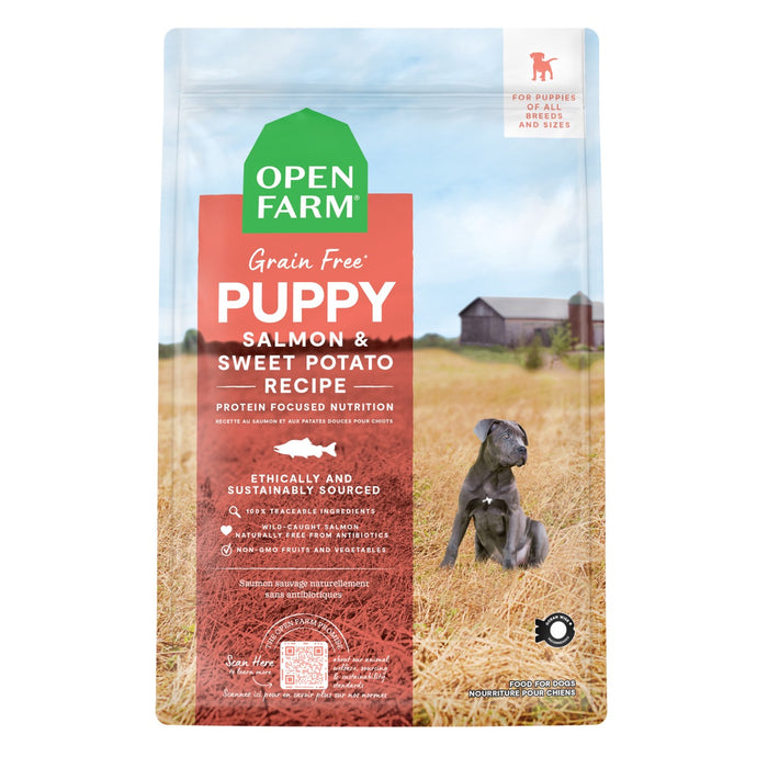 Open Farm |  Salmon & Sweet Potato Grain-Free Puppy Dry Dog Food