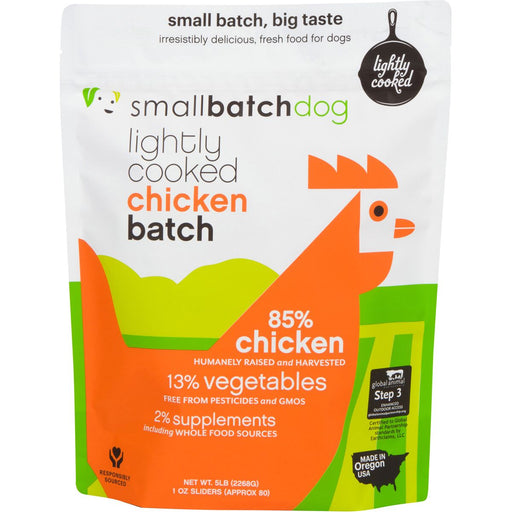Small Batch | Lightly Cooked Chicken Batch (frozen)
