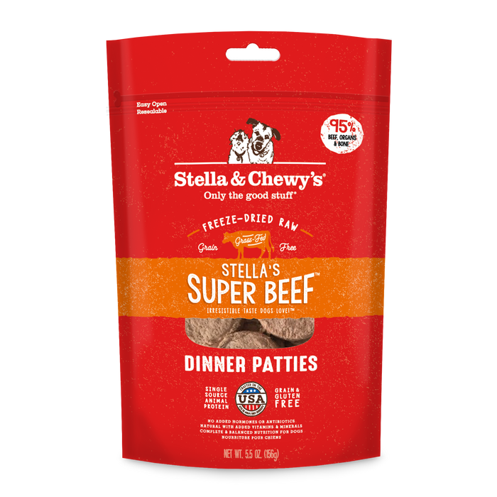 Stella & Chewy's | Stella's Super Beef Freeze-Dried Dog Food