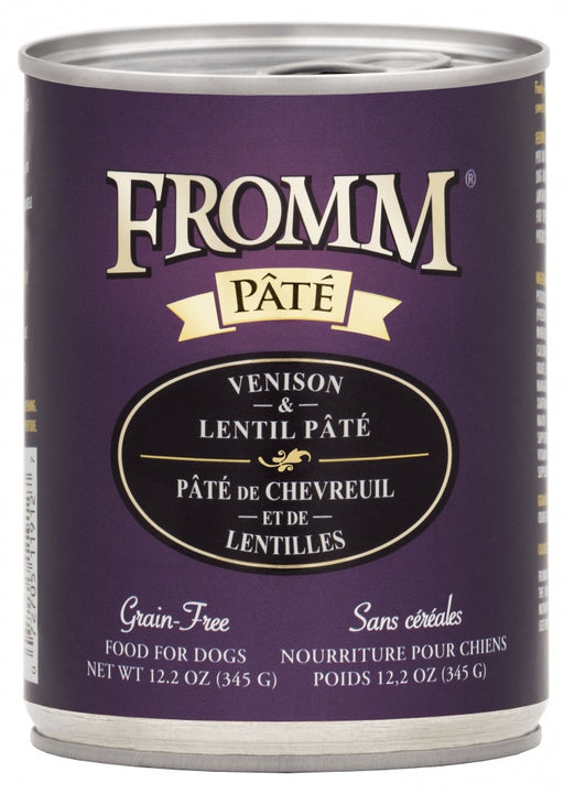 Fromm | Venison & Lentil Pate Canned Dog Food 12.2 oz