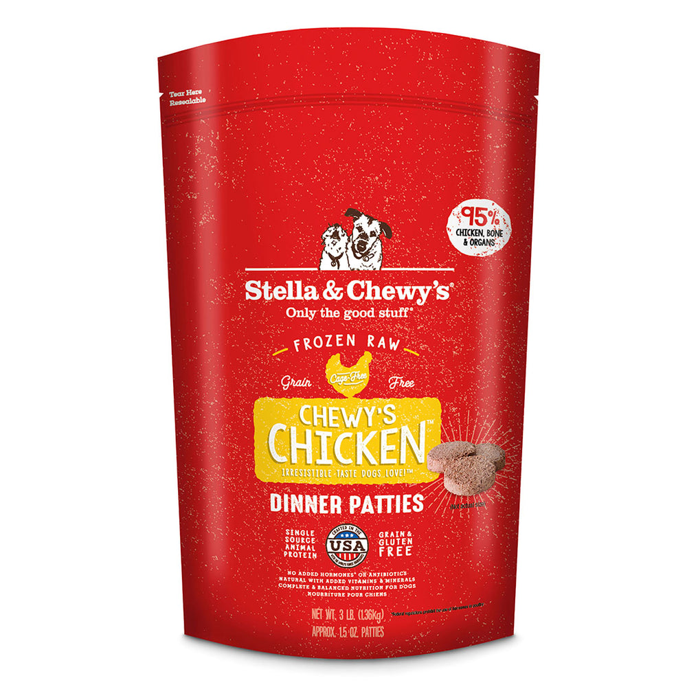 Stella & Chewy's | Chewy's Chicken Frozen Raw Patties
