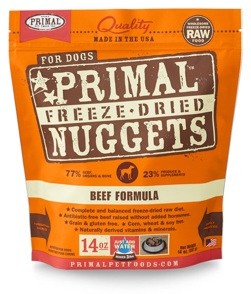 Primal | Beef Freeze-Dried Dog Food 14 oz