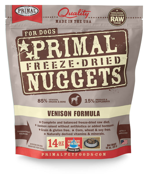 Primal | Venison Freeze-Dried Dog Food 14 oz