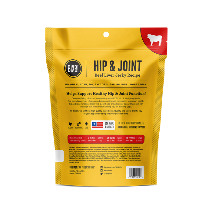 BIXBI | Hip & Joint Beef Liver Jerky