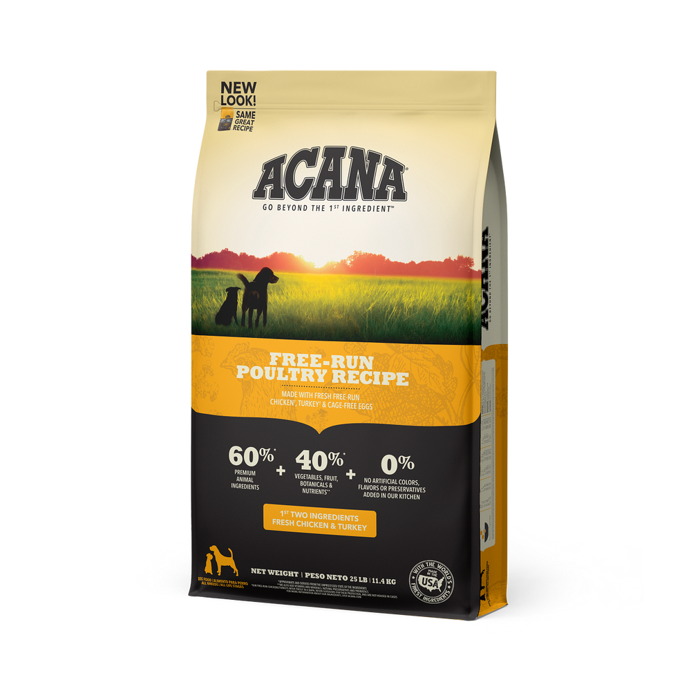 Acana | Free-Run Poultry Heritage Formula Grain-Free Dry Dog Food