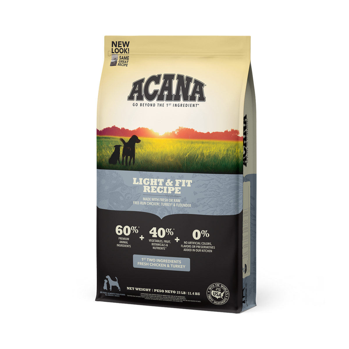 Acana Light Fit Heritage Formula Grain Free Dry Dog Food Pet