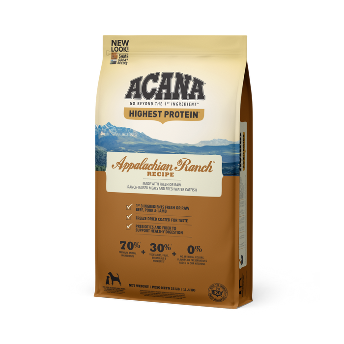 Acana Appalachian Ranch Regionals Grain Free Dry Dog Food Pet