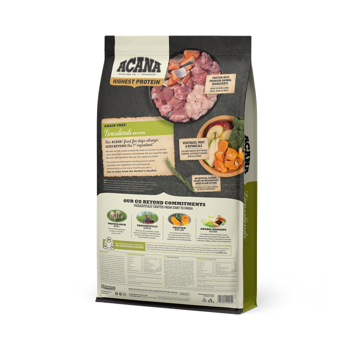 Acana grass fed lamb shop dog food
